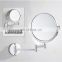 Wall mounted makeup mirror hotel magnifying mirrors decor wall with two sides make up mirror