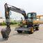 7.0 Ton Civil Construction Full Hydraulic Wheel excavator