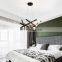 Modern Round Tree Branch Chandeliers Simple Living Room Restaurant Exhibition Hall LED Pendant Light