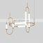New Product 2020 Modern Decorative Pendant Light Antique Gold Glass LED Chandelier Lamp for Restaurant