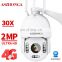 2MP 4G SIM CAD Wireless Security IP Camera  HD 30X Zoom 80M IR Night Vision PTZ Outdoor Home Surveillance Dome Cam CCTV CamHipro