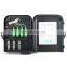8 core NAP ODP FTB FTTH 3 inlet fiber acess termination box 1:8 plc  pigtails splitter black white