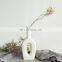 Drop Shipping Modern Decorative Handmade Art Porcelain Matte White Ceramic Pot Irregular Flower Vase Nordic INS Style