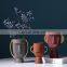 Nordic INS Style Figurines Frosted Creative Face Design Model Home Room Flowers Decorative Ornament Abstract Ceramic Vase