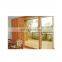 Sealed balcony folding toughened glass window aluminum alloy full folding windows anti typhoon panoramic invisible balcony