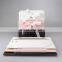 OEM/ODM Pink White Cardboard Paper Wedding Gift Box Packaging with Ribbon Magnetic Closure