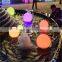 Classic outdoor garden lights/stone yard lantern waterproof led round stone christmas lights
