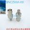 Rf coaxial connector BNC/SMA-KK