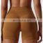 Custom Logo Compression V Waist Yoga Scrunch Butt Lift Booty Gym Shorts Lady Fitness Workout Running Sports Activewear For Women