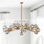 Modern Crystal Molecular Chandelier ceiling Lighting Fixture for Living Room Bedroom Dining Room kitchen island Foyer Lobby