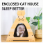 MEOW LOVE Pet Tree Cat Scratcher Post Home Furniture Cat Tree Toys Corrugated Paper Pet Climbing Frame Cat Scratching Board