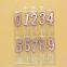 Multi-color Gold Number Candles 0-9, Wholesale Cake Decor for Birthday & Theme Parties