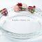 Heigh quality hot sale Transparent quartz glass plate / Pyrex glassware
