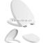 HL-075 MEIYE PP 460*360*48mm Round Soft-closing Toilet Seat Cover Ramp Down Toilet Lid