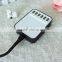 New design usb mobile charger with 6 ports