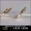 2015 Fashion design costume jewelry micro pave earring