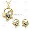 New Style Arrival Custom Jewelry 18K Gold Plating Jewelry Set