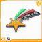 Hot sale high quality beautiful multi-color reflective star design fashion fluxay sticker safety reflector