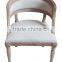 Chinese Antique Shabby Chic Wooden Rustic wooden frame tub chair