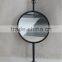 vintage antique metal mirror circle
