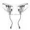 High quality one pair of Universal Motorcycle Chrome SKELETON Skull HAND Claw Side Rear View Mirrors 10mm