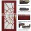 customized double swing door carving french door from Guangzhou