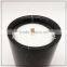 wholesale hot-selling Black Marble candle vessel with wood wick