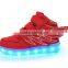 Good Quality Kids Children LED Light Luminous Casual Flashing Usb Charger Led Shoes Sneakers