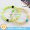 New Hot Selling Colorful Bead Bracelet Silicone Wristband With Safe Silicone Material