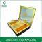 beauty wood gift packaging box with pvc window
