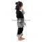 2016 Wholesale Children's Boutique Clothing Black Ruffle Cotton Outfits For Baby Girls