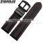 Waterproof Black White Silicone Rubber WatchWrist watch Strap Band 22mm 24mm