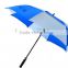 High quality air vented lexus golf umbrella & golf umbrella holder straight golf umbrella