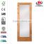 JHK-G01 Hight Quality Runners Wrought Iron Frosted Glass Interior Door
