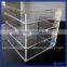 Yageli pop style Acrylic makeup storage drawers with custom style & Clear / White color choice