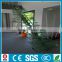 tempered glass single stringer L shape stairs, Foshan staircase --YUDI