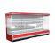 Transparent freezer showcase Ice cream cool drink glass door freezer showcase store fruits&vegetables&meats
