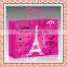 hot 2015 delicate tower shaped cute gift&shopping custom paper bag