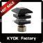 KYOK 2016 fancy decorative stretch curtain rods accessories,spray paint technology aluminum zinc curtain rod finial