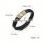 New Products 2016 Innovative Product Male Leather Bracelet