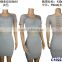 C1022 Latest design good quality orange seamless women dress for sale 2016