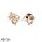 GZA9-009 Tiny Jewelry for Girl Stud Earring 925 Heart Stud Earring