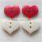 Custom Cheap Promotion High Quality Resin Plastic Heart Button