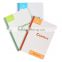 Plastic a6 notebook with 3d puzzle card for wholesales