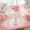 Vintage hand embroidered tray cloth