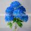 7 heads long stem chrysanthemum flower made of silk cloth floor decoration flower