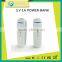 Super quality portable 2600mAh 18650 power bank for iphone spray environmental UV oil, high abrasion resistence and luster