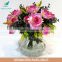 potted small decorative artificial flower rose water flower wholesale