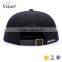 Custom White Embroidery Snapback Cap Leather Brim