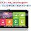 Android 4.4 Quad-core high-speed drive car DVR with 5 inch 1080P Full HD capacitive touch screen